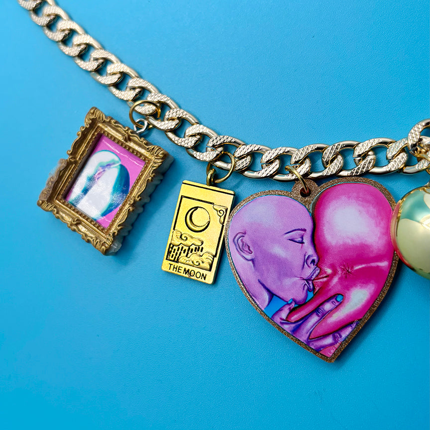 My Moon & Sun - Gay Ass Charm Necklace