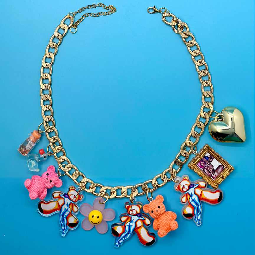 Bear Back Baby - Gay Ass Charm Necklace