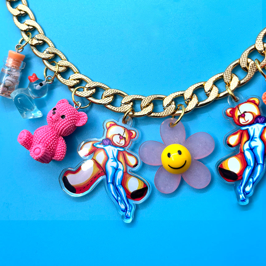 Bear Back Baby - Gay Ass Charm Necklace