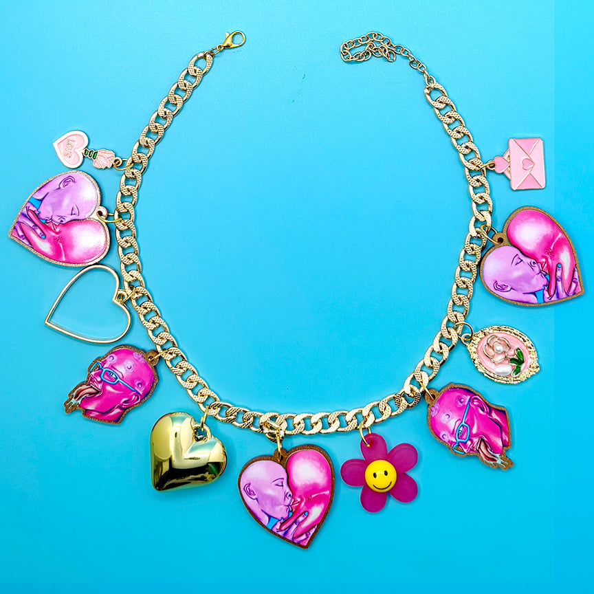 My Big Heart - Gay Ass Charm Necklace