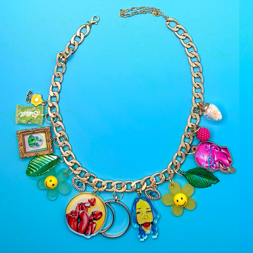 Face Peace - Gay Ass Charm Necklace