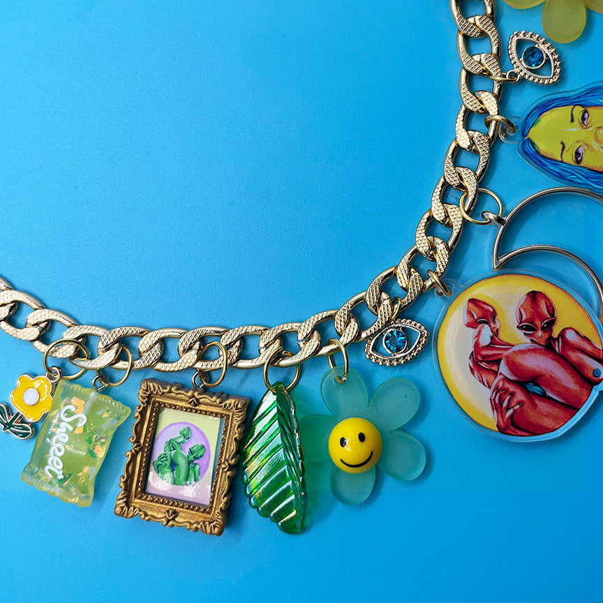 Face Peace - Gay Ass Charm Necklace