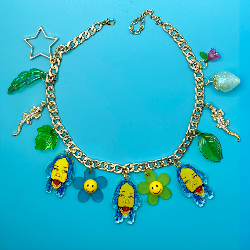 Flower Girl - Gay Ass Charm Necklace