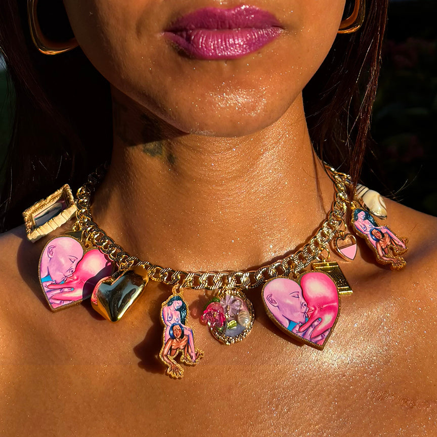 My Moon & Sun - Gay Ass Charm Necklace