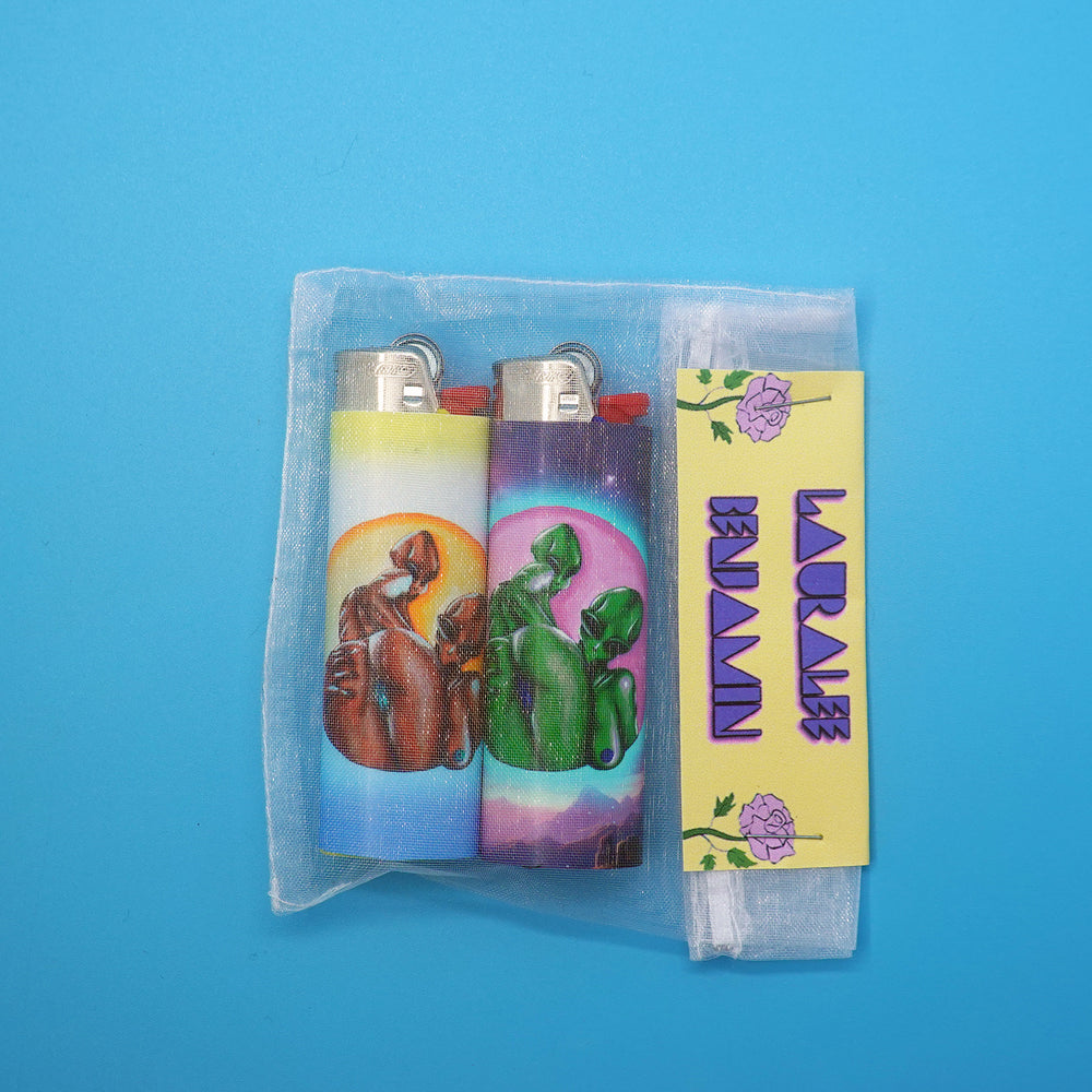 Cum in Peace - Set of 2 Art Lighters