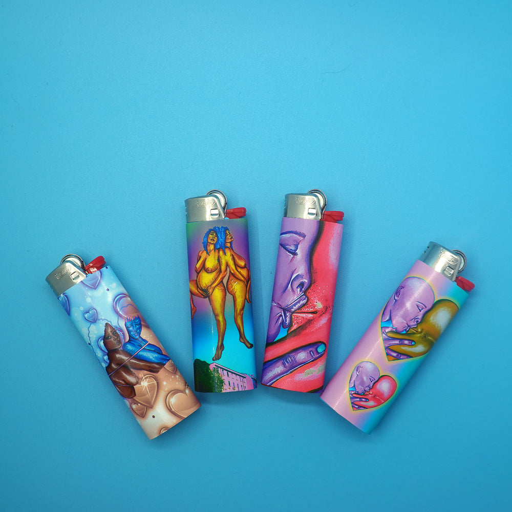 Got Your Back - Set of 4 Art Lighters