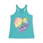 Heart  Racerback Tank [PRIDE collection]